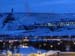 View from hotel in Kiruna,Sweden at night1
