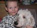 Boxing day, 6 years old Patrik with Ansa2
